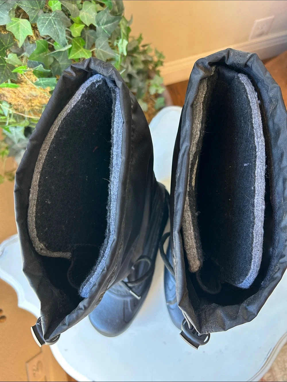 Sorel Snowlion Black Insulated Lace-Up Winter Boots Men’s Size 8